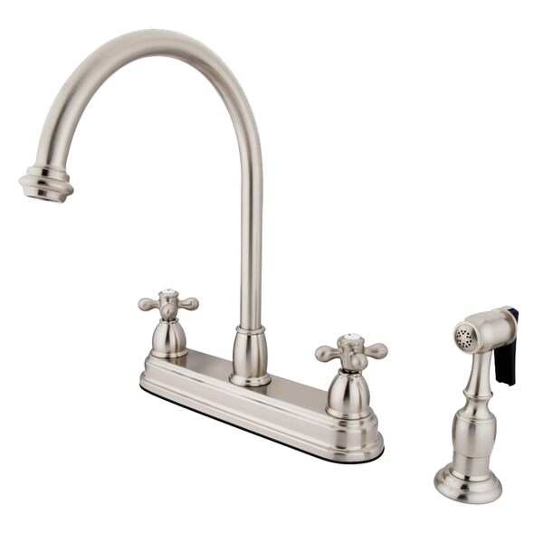 Restoration Centerset Kitchen Faucet, Brushed Nickel